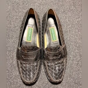 Cole Haan Men's Woven Black Loafers 10.5 vintage
